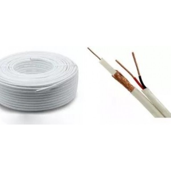 Cablu coaxial RG59 cu alimentare (LTK-CO59) - www.lutek.ro